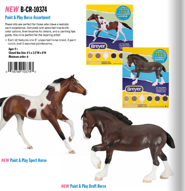 Paint and Play Paddock Pal Set-SELECT YOUR SET-2025 New Release-Breyer Paddock Pal