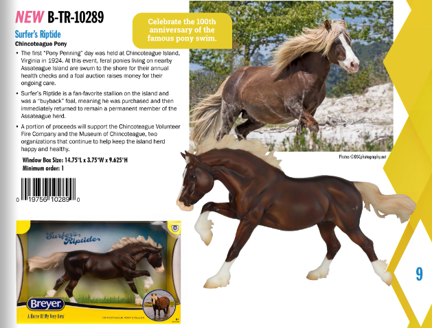 breyer トラディショナルサイズ Surfers Riptide-Cantering Welsh Cob Mold-2025 New Release