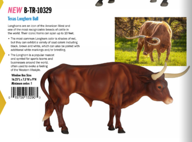 Texas Longhorn Bull-Longhorn Bull Mold-2025 New Release-Breyer Traditional-PRE ORDER