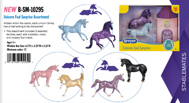 Unicorn Foal Surprise-SELECT YOUR SET-2025 New Release-Breyer Stablemate