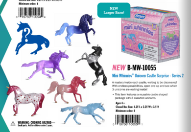 Unicorn Mini Whinnie Barn Surprise Series 2-2025 New Release-Breyer Stablemate-PRE ORDER