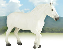 Load image into Gallery viewer, White Percheron-Roy Mold-New in Box-Breyer Traditional