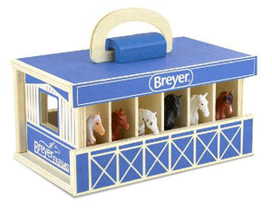 Wooden Carry Stablemate-Breyer Farms-Breyer Stablemate