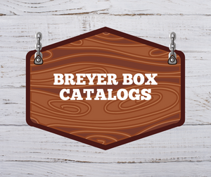 Assorted Breyer Box Catalogs-Select The Mini-Log-Breyer Accessories