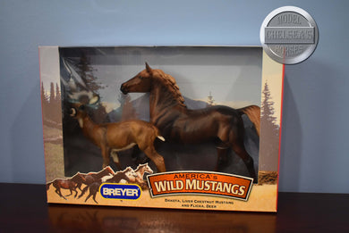 Dakota and Flicka (Deer)-#750124-Wild Mustangs-New in Box-Breyer Classic