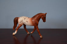 Load image into Gallery viewer, Dapples and Dots Four Horse Set-Trotting Warmblood Mold-Breyer Stablemate