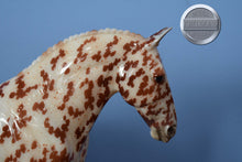 Load image into Gallery viewer, Glossy Leopard Appaloosa RDS #3-Cleveland Bey Mold-Breyerfest Exclusive-Breyer Traditional