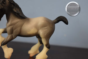 Blue Roan Sabino-Clydesdale Mold-Breyer Stablemate