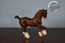 Load image into Gallery viewer, Bay Clydesdale with 4 Socks-Clydesdale Mold-Breyer Stablemate