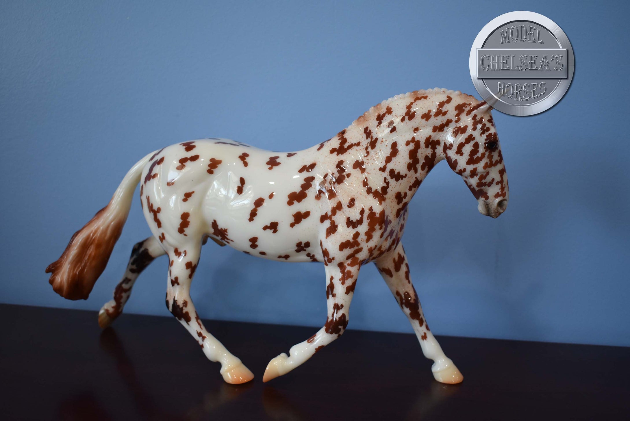 Glossy Leopard Appaloosa RDS-Breyerfest Exclusive-Breyer Traditional