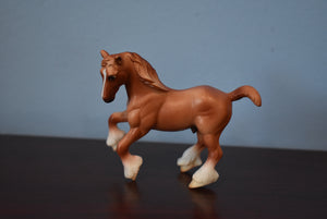 Gentle Giants Red Roan-Clyesdale Mold-Breyer Stablemate