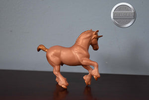 Pink Unicorn Crazy Surprise-Clydesdale Mold-Breyer Stablemate