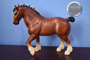 Clydesdale Stallion-Clydesdale Stallion Mold-with Vintage Box-Breyer Traditional