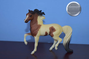 Pinto Stallion and Foal-Stallion Only-Morgan Mold-Breyer Stablemate