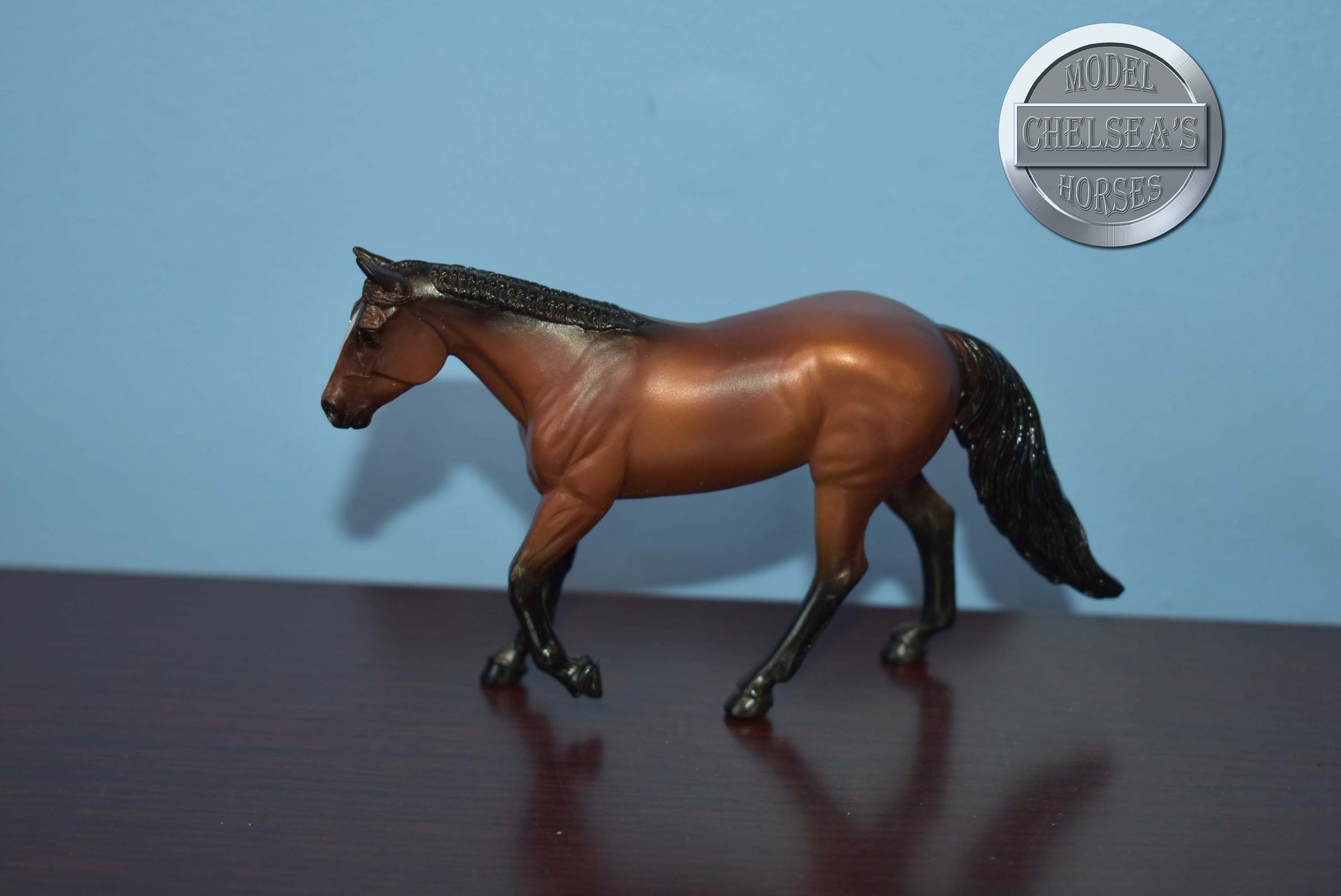 Mystery Foal Surprise Family Nine-Loping Quarter Horse Mold-Breyer Stablemate