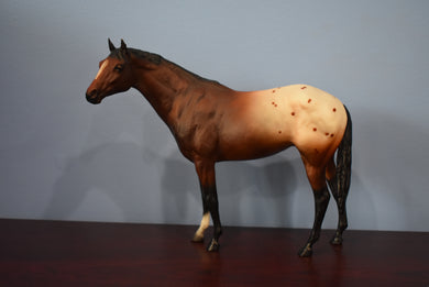 King of Hearts-Bay Appaloosa Secretariat Mold-Breyer Traditional