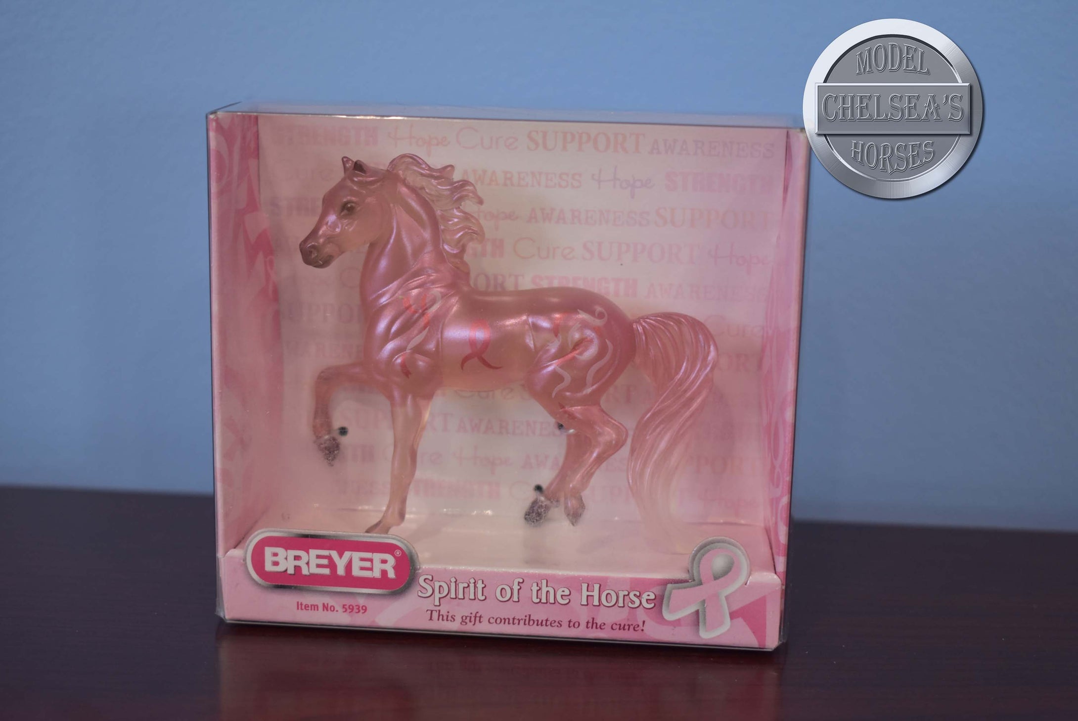 Pink Ribbon Stablemate-Morgan Mold-New in Box-Breyer Stablemate