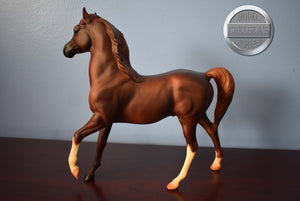 Liver Chestnut Arabian Stallion-Breyer Classic