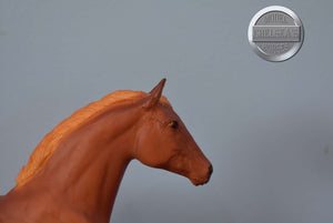 Chestnut Stock Horse Foal with Vintage Box-Action Stock Horse Foal Mold-Breyer Traditional