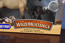 Load image into Gallery viewer, Blackfoot and Thunderbolt-#750134-New in Box-Wild Mustangs-Breyer Classic