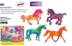 Unicorn Swirl Gift Set (4 pack)-New in Package-Breyer Stablemate