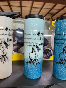 Tumblers-20 oz Skinny-Assorted Colors-Limited Edition Design-Chelsea's Model Horses Exclusive