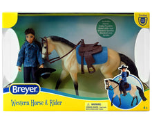Load image into Gallery viewer, Western Horse and Rider-Quarter Horse Gelding Mold-Breyer Classic PRE ORDER
