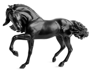 Sjoerd the Friesian Stallion-on the Iberian Stallion Mold-New in Box-Breyer Traditional